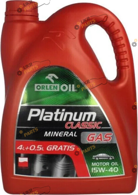Моторное масло Orlen Oil Platinum Classic Gas Mineral 15W-40 4.5 (5901001773120)
