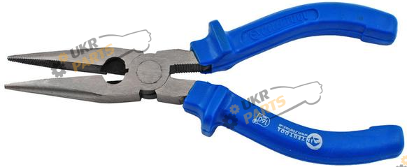 Длинногубцы Intertool прямые 200 мм (HT-0123)