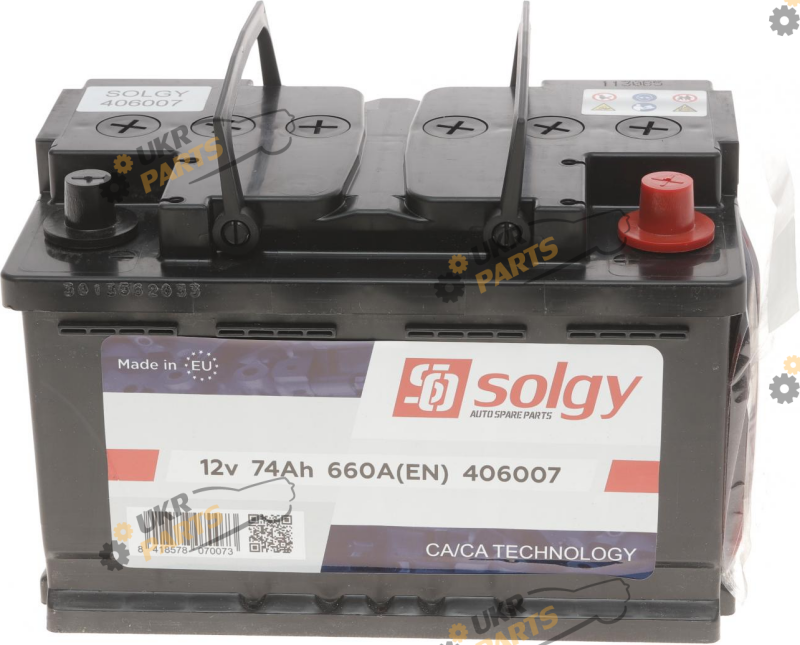 Автомобильный аккумулятор Solgy 74 Ач (406007)