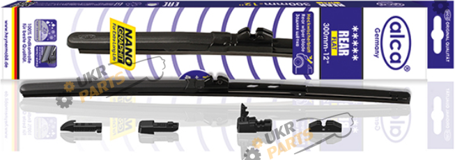 Дворник Alca Heyner Flat Rear 250 мм 5 адаптеров (001 020)