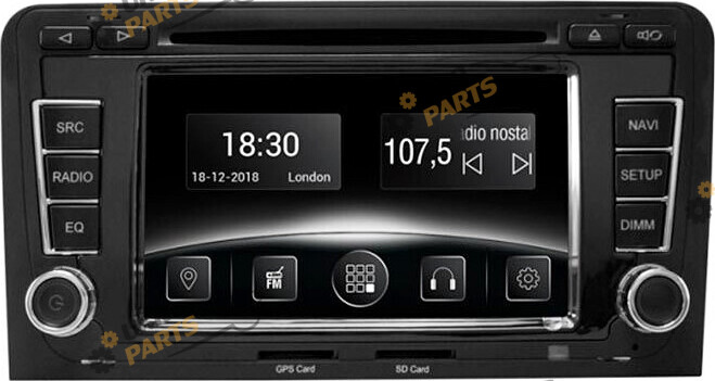 Штатная автомагнитола Gazer CM5007-8P Audi (26977)