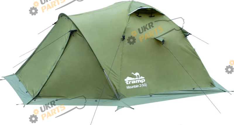 Экспедиционная палатка Tramp Mountain 2 (V2) green (UTRT-022-green)
