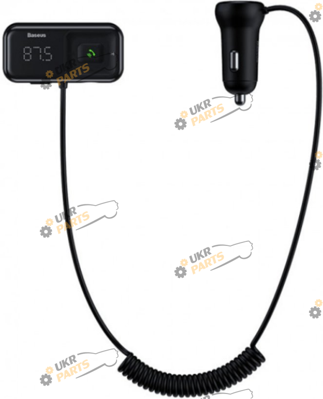 Зарядное устройство Baseus T TYPED S-16 c FM-модулятором microUSB 3.1 А (CCTM-E01)