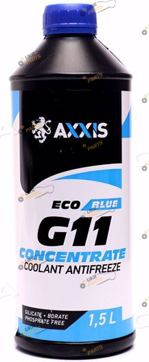 Концентрат антифриза Axxis Eco G11 синий 1.5 л (AX-P999-G11B ECO 1,5)