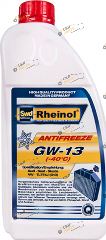 Антифриз Rheinol G13 фиолетовый 1.5 л (GW-13-40°C 1,5/39160,180)