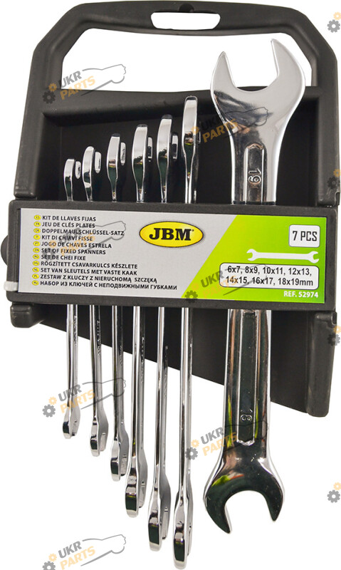 Набор рожковых ключей JBM 6 мм 7шт (52974)