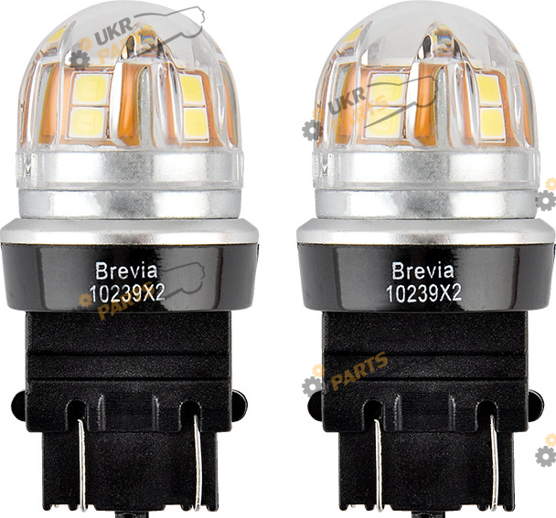 LED лампа Brevia S-Power 12/24V CANbus P27/7W (10239X2)