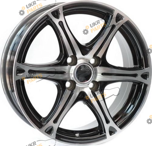 Литой диск Replica R031 Black Machine Face R15