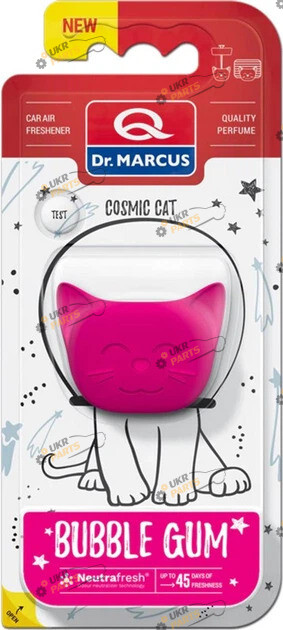 Ароматизатор DrMarkus Cosmic Cat | Bubble gum (Ароматизатор сухий Dr.MARCUS COSMIC CAT жувальна гумка)