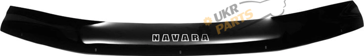 Дефлектор капота VIP Nissan Navara (D40) 2005-2014 (NS26)