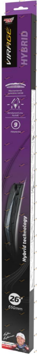 Дворник Virage Hybrid 650 мм с адаптерами (92-H26)