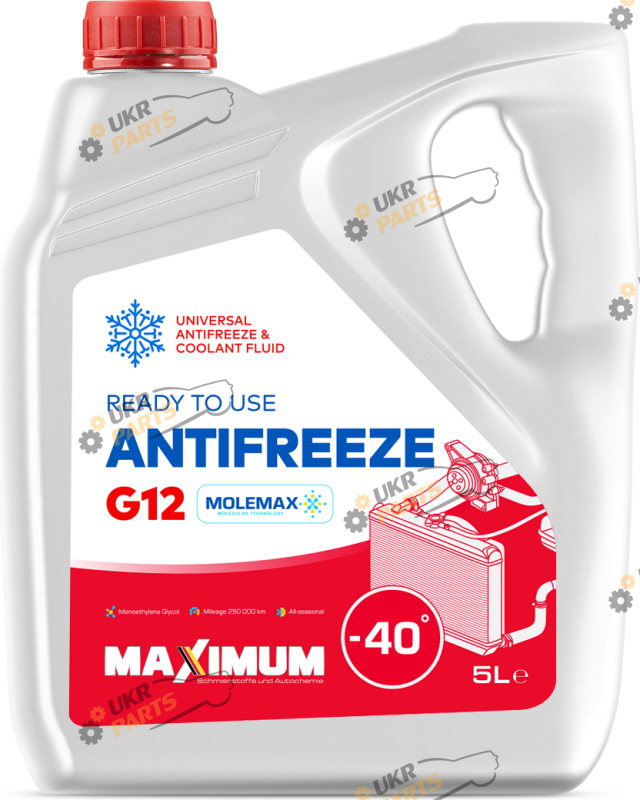 Антифриз Maximum G12 красный 5 л (СТ-00146158)