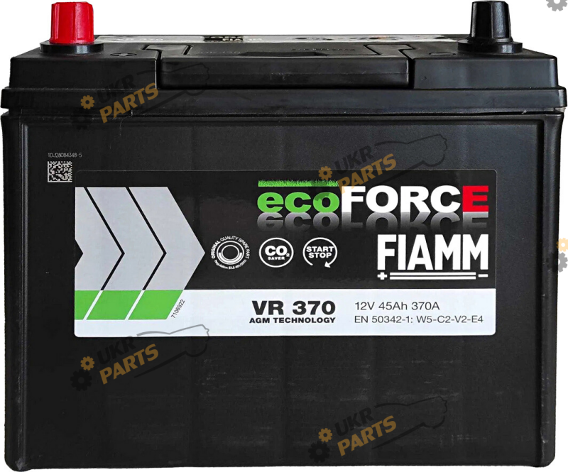 Автомобильный аккумулятор Fiamm ECOFORCE AGM VR370 45 Ач (7906400)