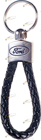 Брелок для авто Vitol FORD кож.зам плетёный (48679)
