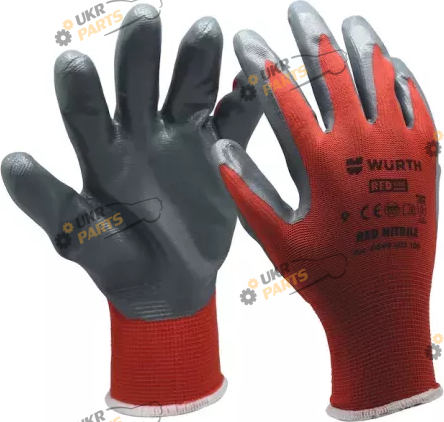 Перчатки красные RED NITRILE (0899403109)