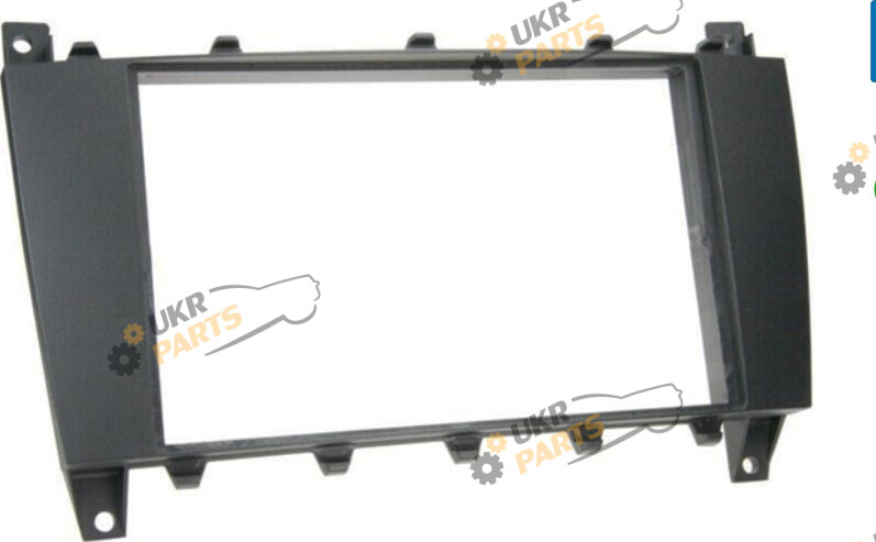 Переходная рамка Mercedes C/CLK Black 2 din (10354)