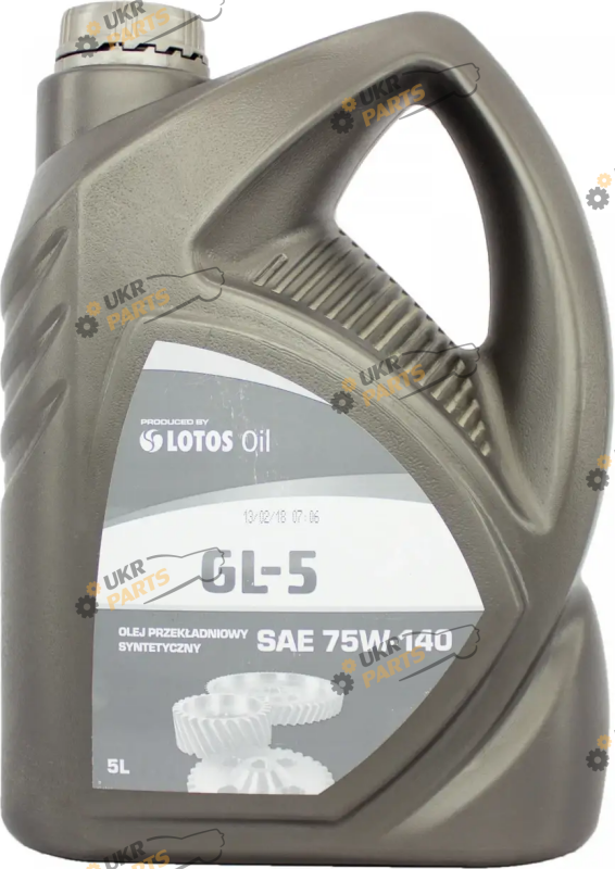 Масло трансмиссионное Lotos Semisyntetic Gear GL-5 75W-140 5 л (WK-K500E20-0N0)