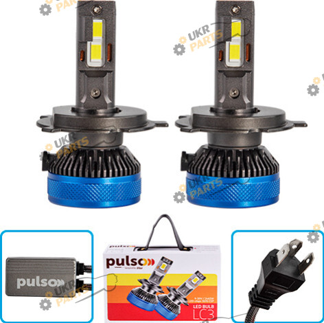 LED лампа Pulso Лампи PULSO LC3-H4-H/L/LED-chips 3570 CSP/9-30V/2*65W/13000Lm/6000k H4 130 Вт (LC3-H4)