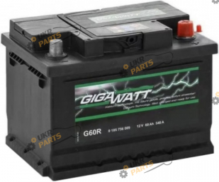 Автомобильный аккумулятор Gigawatt 6CT-60 60 Ач (0185756009)