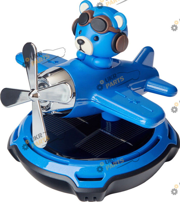 Ароматизатор Vitol Pilot Bear на сонячній батареї, синій | Чай (EK0013206)