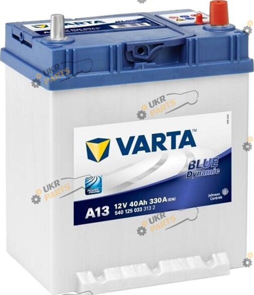 Автомобильный аккумулятор Varta Blue Dynamic Тонкая клема ASIA A13 40 Ач (540125033)