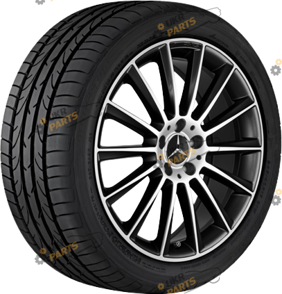 Литой диск Mercedes OEM A4634011700 black polished R20