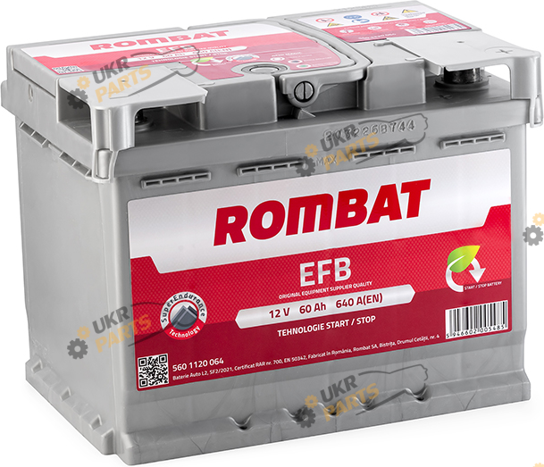 Автомобильный аккумулятор Rombat CHAMPION EFB Start&Stop 60 Ач (F260)