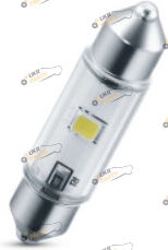 LED лампа Philips Ultinon Pro3100 0,6W SV8.5 38 мм C5W 0.6 Вт (11854CU31B1)