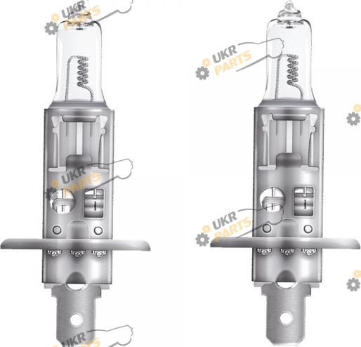 Галогеновая лампа Osram 70W 24V P14.5S 10X2 HardDuopet H1 2 шт (64155TSPHCB)