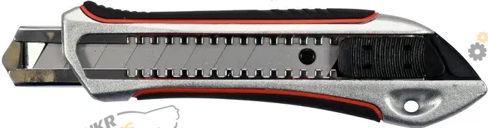 Канцелярский нож Yato M=18 мм, SK5, Zn/TPR/ABS, фиксатор, F 20N (YT-75121)