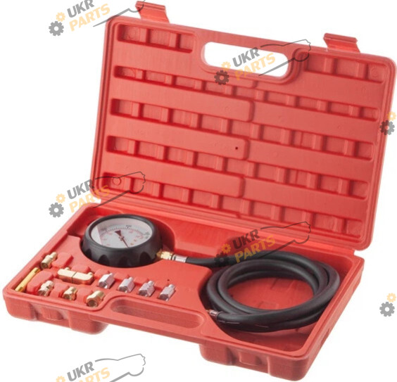 Intertool Тестер тиску мастила в двигуні та АКПП, 12 предметів (AT-4007)