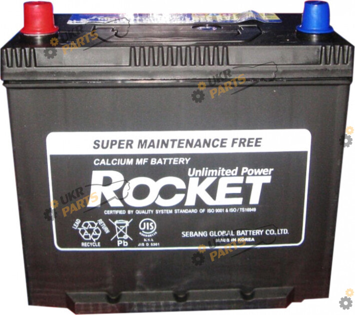 Автомобильный аккумулятор Rocket 6СТ-45 Asia 430 А 45 Ач (SMF NX100-S6S)