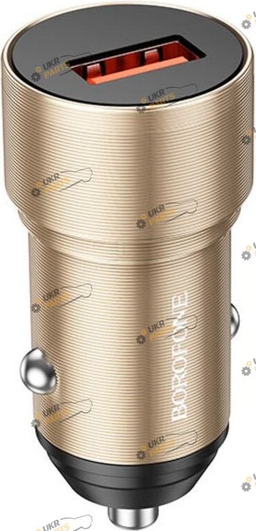 Зарядное устройство Borofone BZ19A Wisdom single port QC3.0 Gold USB 2.4 А (BZ19AG)