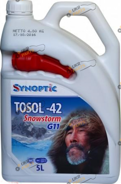 Тосол Synoptic Snowstorm G11 синий 5 л (25090)