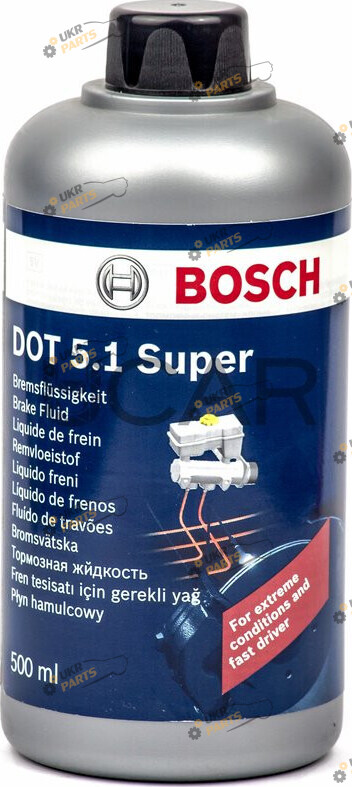 Тормозная жидкость Bosch DOT 5.1 Brake Fluid SUPER 0.5 л (1 987 479 120)