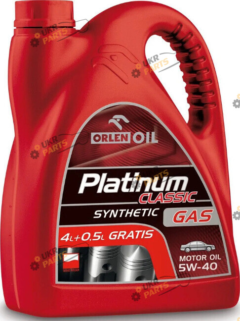 Моторное масло Orlen Oil Platinum Classic Gas Synthetic 5W-40 4.5 (5901001773410)