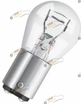 Лампочка стопа HeadLight Standart P21/5W 12V BAY15D стальн.цоколь (1000300)