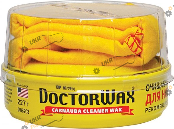 Полироль для кузова Doctor Wax с воском Карнауба (+ аппликатор) 0.2 л (DW8203)