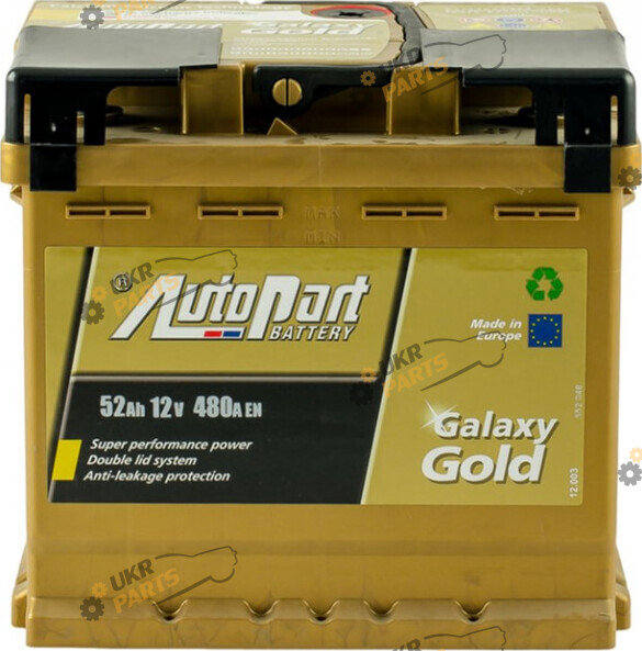 Автомобильный аккумулятор AutoPart Galaxy Gold 52 Ач (ARL052-GG0)