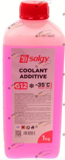 Антифриз Solgy G12 красный 1 л (503007)