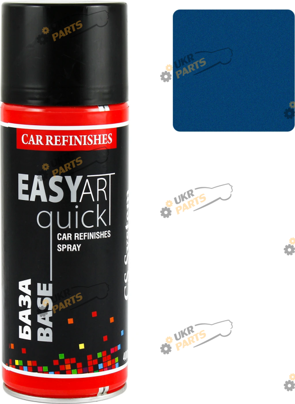 Аэрозольная краска CS System Easy Art Quick Base 499 Ривьера синий металлик 400 мл (CS1499)