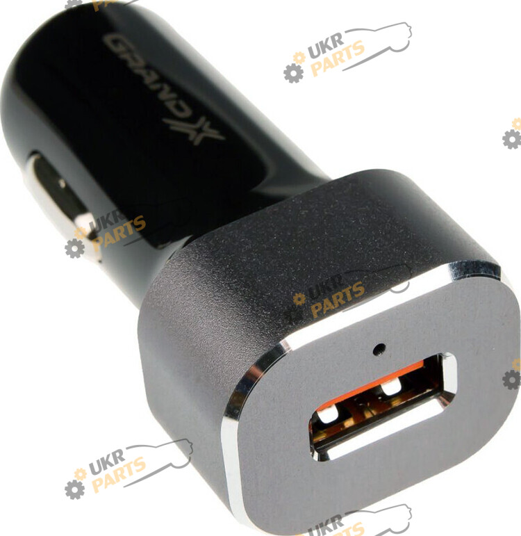 Зарядное устройство Grand-X CH-27 Quick Charge QС3.0 USB 2 А (28337)