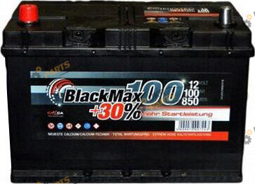 Автомобильный аккумулятор BlackMax (+/-) 100 Ач (B4029)