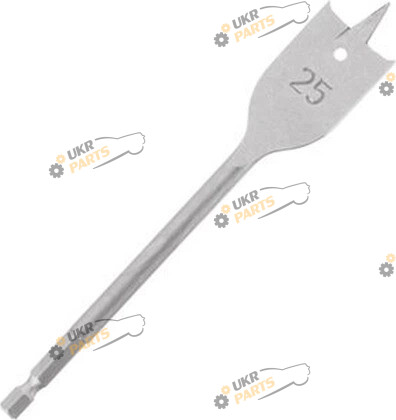 Сверло перьевое по дереву Intertool HEX 25 мм (SW-0025)