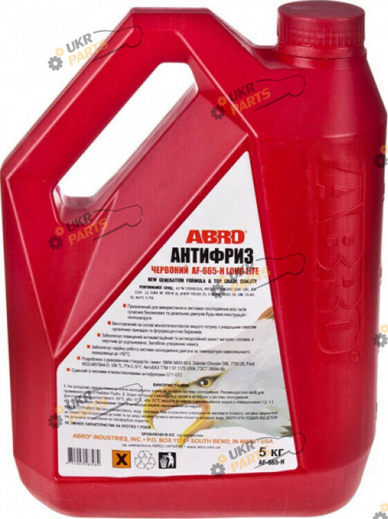 Антифриз Океан Long Life G12 красный 5 л (Океан (4))