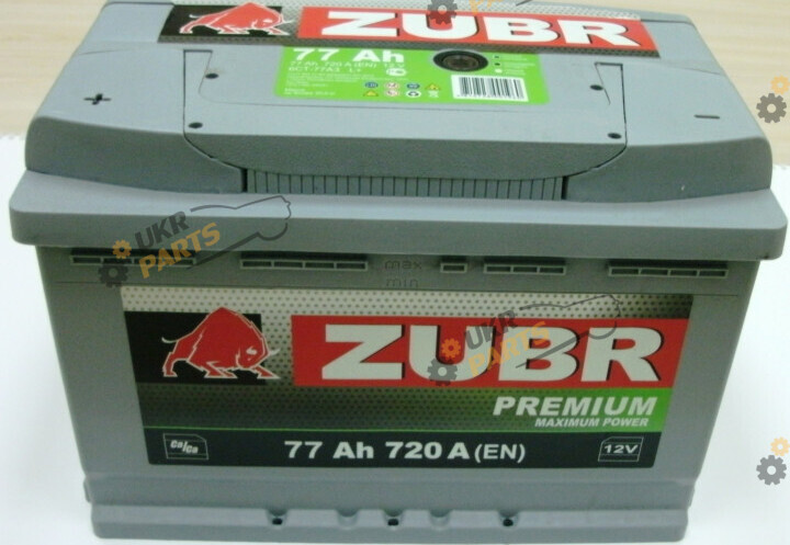 Автомобильный аккумулятор Zubr 720А 77 Ач (6СТ-77 Premium L+)