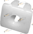 Пластмассовый крепеж Romix (AR C10073)