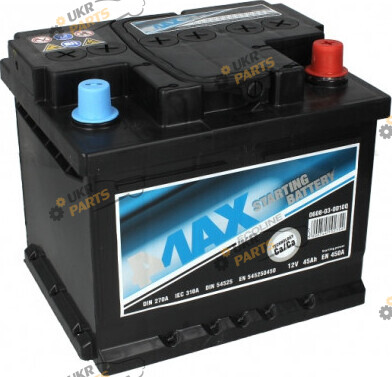 Автомобильный аккумулятор 4Max ECOLINE R+ 450А 45 Ач (0608030010Q)