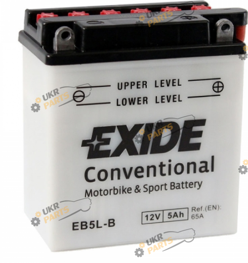 Мотоциклетный аккумулятор Exide 5 Ач (EB5L-B)