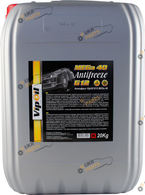 Антифриз Vipoil MEGA 40 G12 красный 20 л (701433)